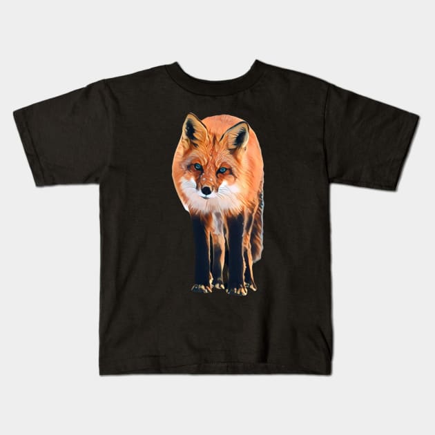 Fox - Woodland Themed Kids Room, Funny Gifts For Forester, Cute Animals Kids T-Shirt by Shirtsmania